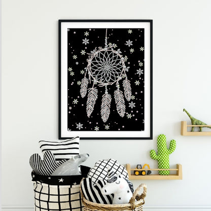 Dream Catcher - Special Shaped Drill Diamond Painting 30*40CM