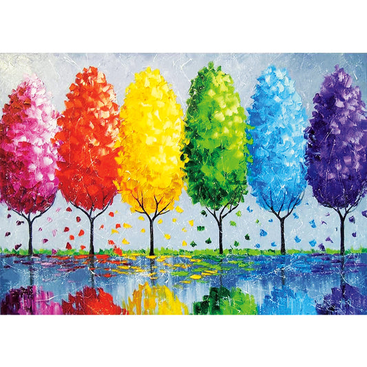 Color Tree - Full Round Drill Diamond Painting 40*30CM