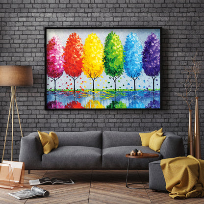 Color Tree - Full Round Drill Diamond Painting 40*30CM