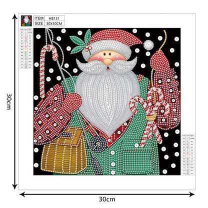 Christmas - Special Shaped Drill Diamond Painting 30*30CM