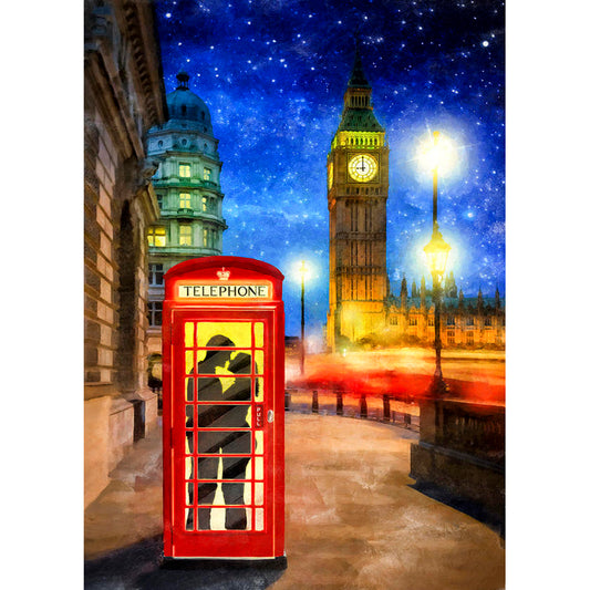 Night View - Full Round Drill Diamond Painting 30*40CM