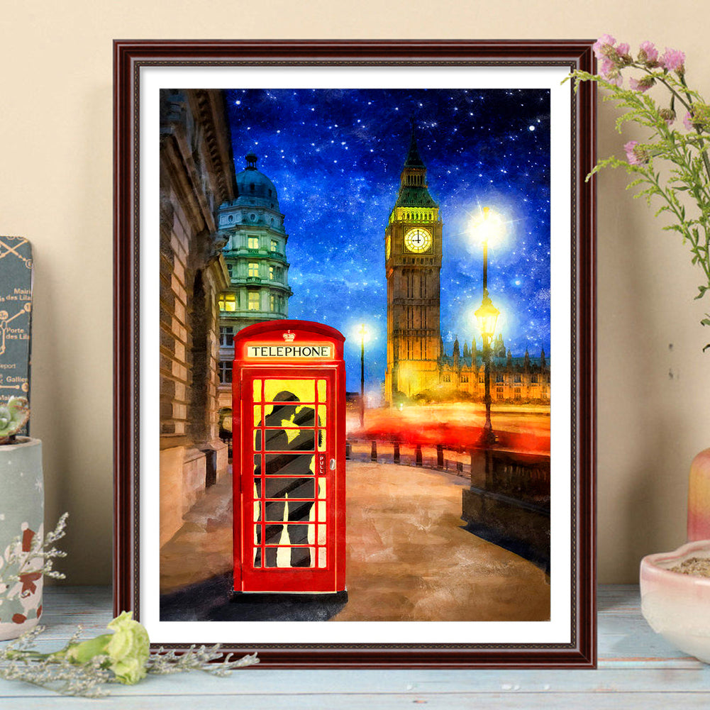 Night View - Full Round Drill Diamond Painting 30*40CM