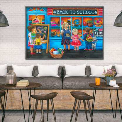 Street View - Full Round Drill Diamond Painting 50*40CM