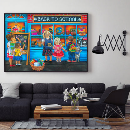 Street View - Full Round Drill Diamond Painting 50*40CM