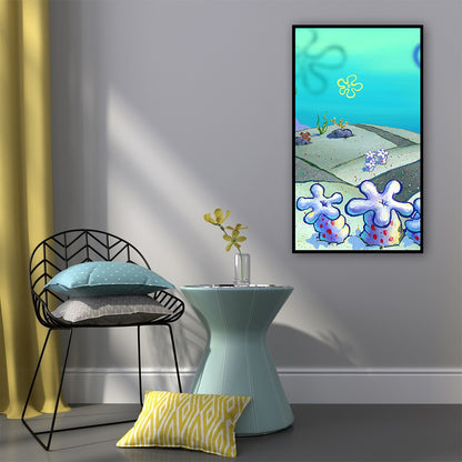 Underwater World - Full Round Drill Diamond Painting 30*50CM