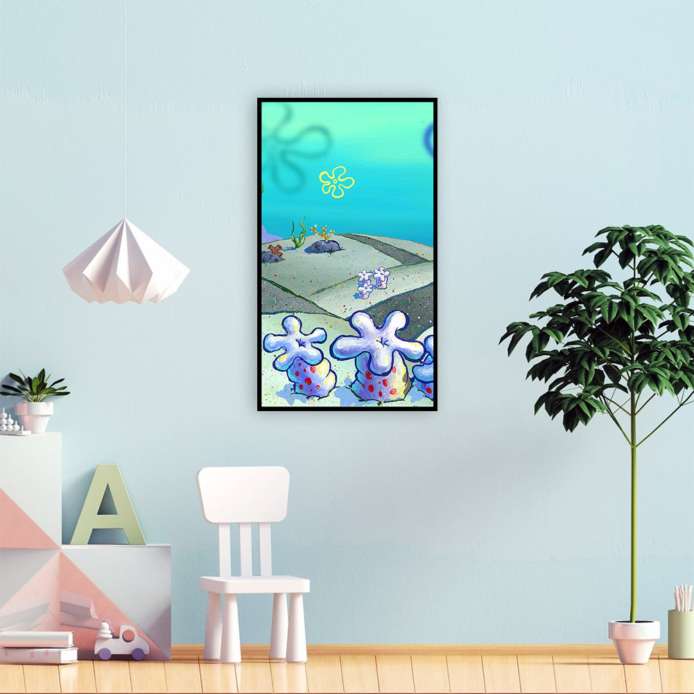 Underwater World - Full Round Drill Diamond Painting 30*50CM