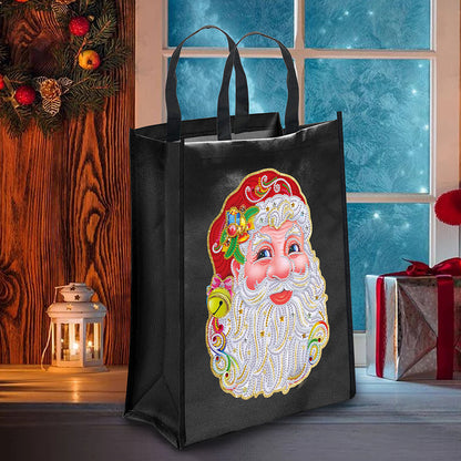 DIY Christmas Iron-on Transfer Diamond Painting Kit Resin Eco Shopping Bag