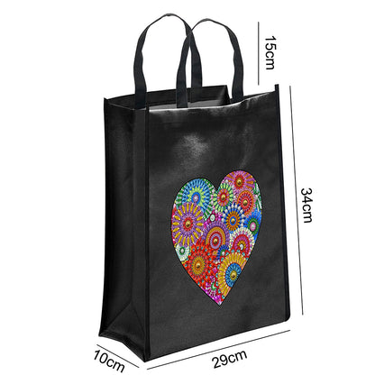 DIY Christmas Iron-on Transfer Diamond Painting Kit Resin Eco Shopping Bag