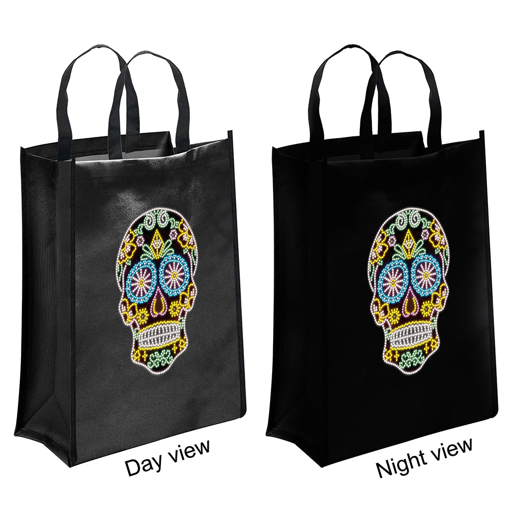 Halloween Iron on Transfer Shoulder Bag Luminous Diamond Painting Kit Bag