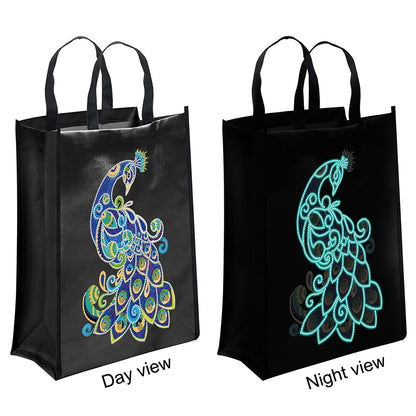 Halloween Iron on Transfer Shoulder Bag Luminous Diamond Painting Kit Bag