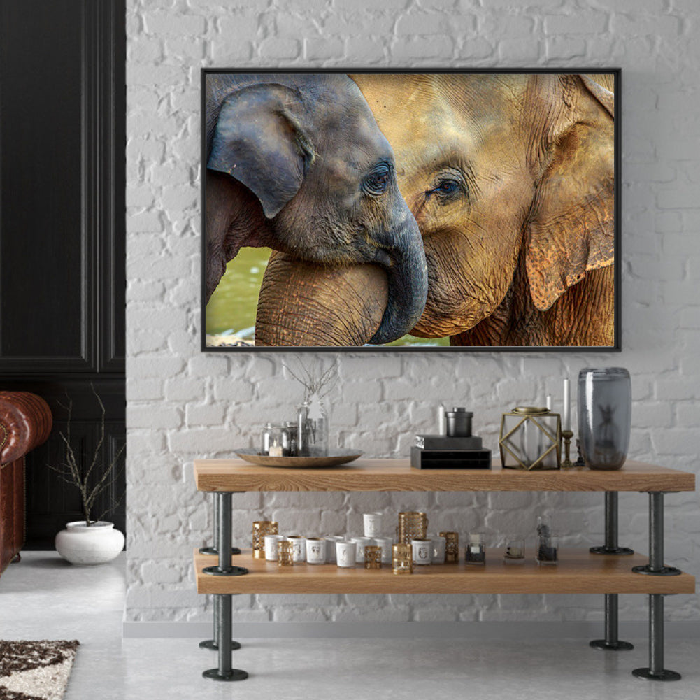 Elephant - Full Round Drill Diamond Painting 50*40CM