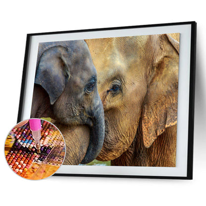 Elephant - Full Round Drill Diamond Painting 50*40CM