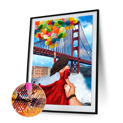 View Beauty - Full Square Drill Diamond Painting 30*40CM