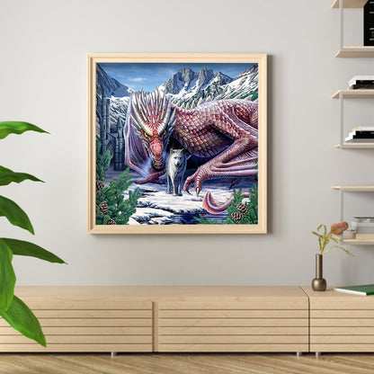 Pterodactyl Wolf - Full Round Drill Diamond Painting 30*30CM