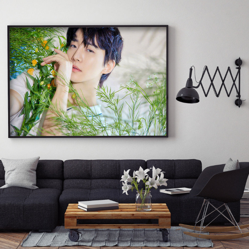 Boy Group - Full Round Drill Diamond Painting 45*30CM