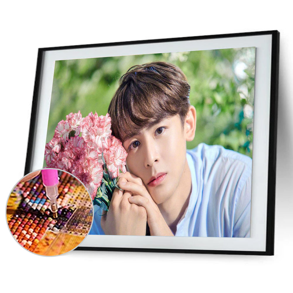 Boy Group - Full Round Drill Diamond Painting 45*30CM