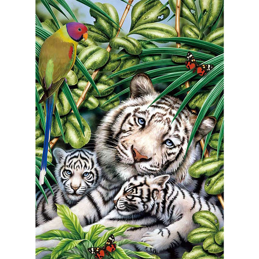 Tiger - Full Round Drill Diamond Painting 30*40CM