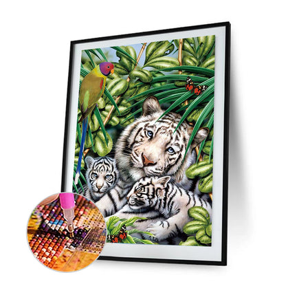 Tiger - Full Round Drill Diamond Painting 30*40CM