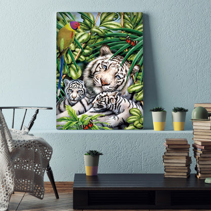 Tiger - Full Round Drill Diamond Painting 30*40CM