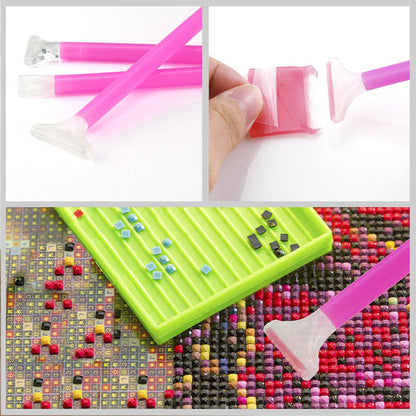 DIY Diamond Painting Tools Point Drill Pen Trays Dics Storage Box Racks