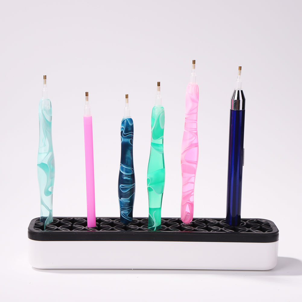 DIY 5D Diamond Painting Tool Point Drill Pen Holder Makeup Brush Storage