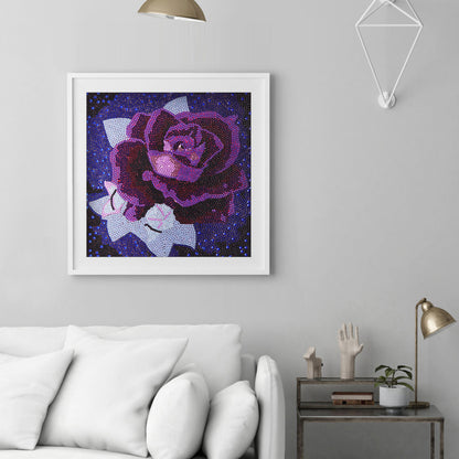 Rose - Special Shaped Drill Diamond Painting 30*30CM