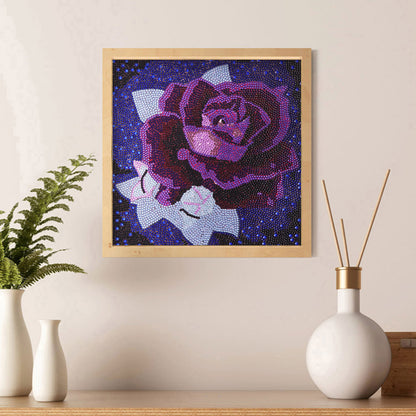 Rose - Special Shaped Drill Diamond Painting 30*30CM