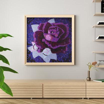 Rose - Special Shaped Drill Diamond Painting 30*30CM