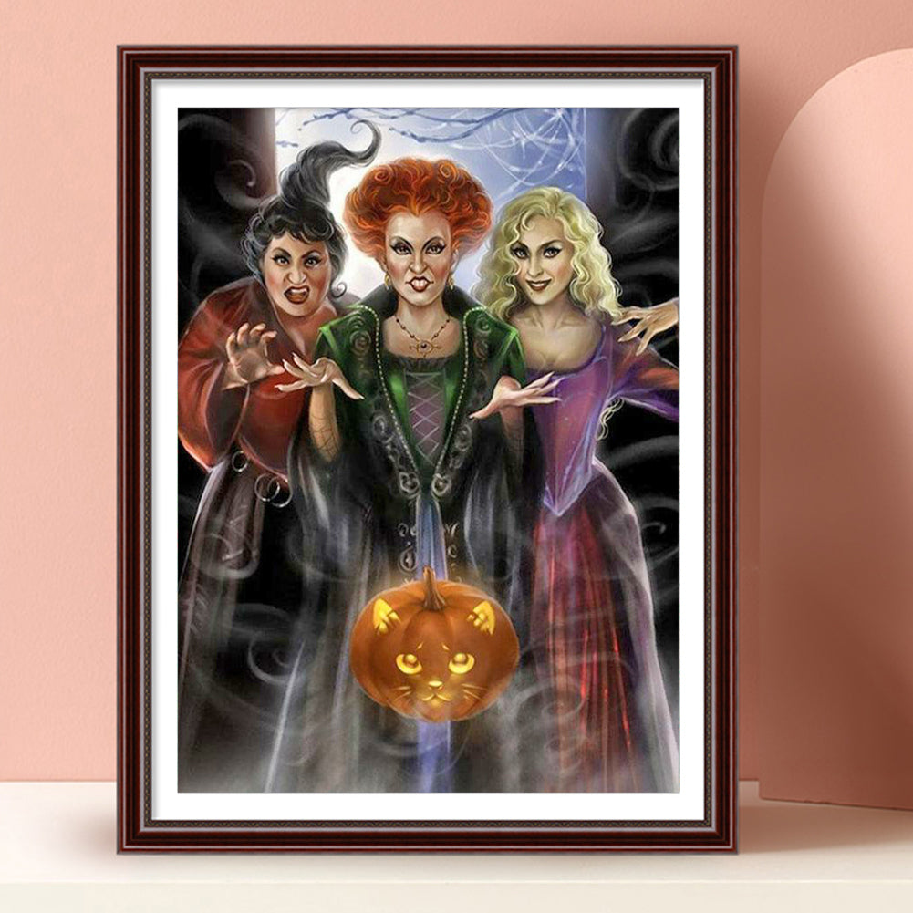 Halloween - Full Round Drill Diamond Painting 30*40CM