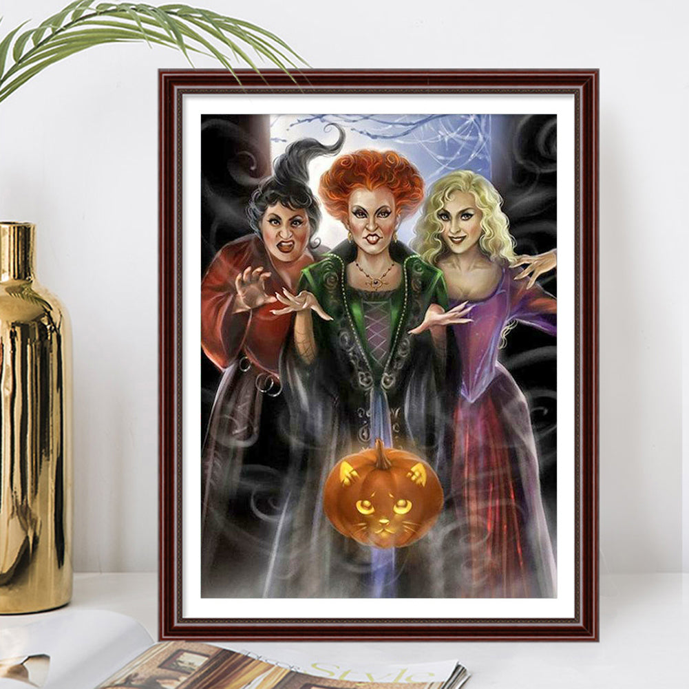 Halloween - Full Round Drill Diamond Painting 30*40CM