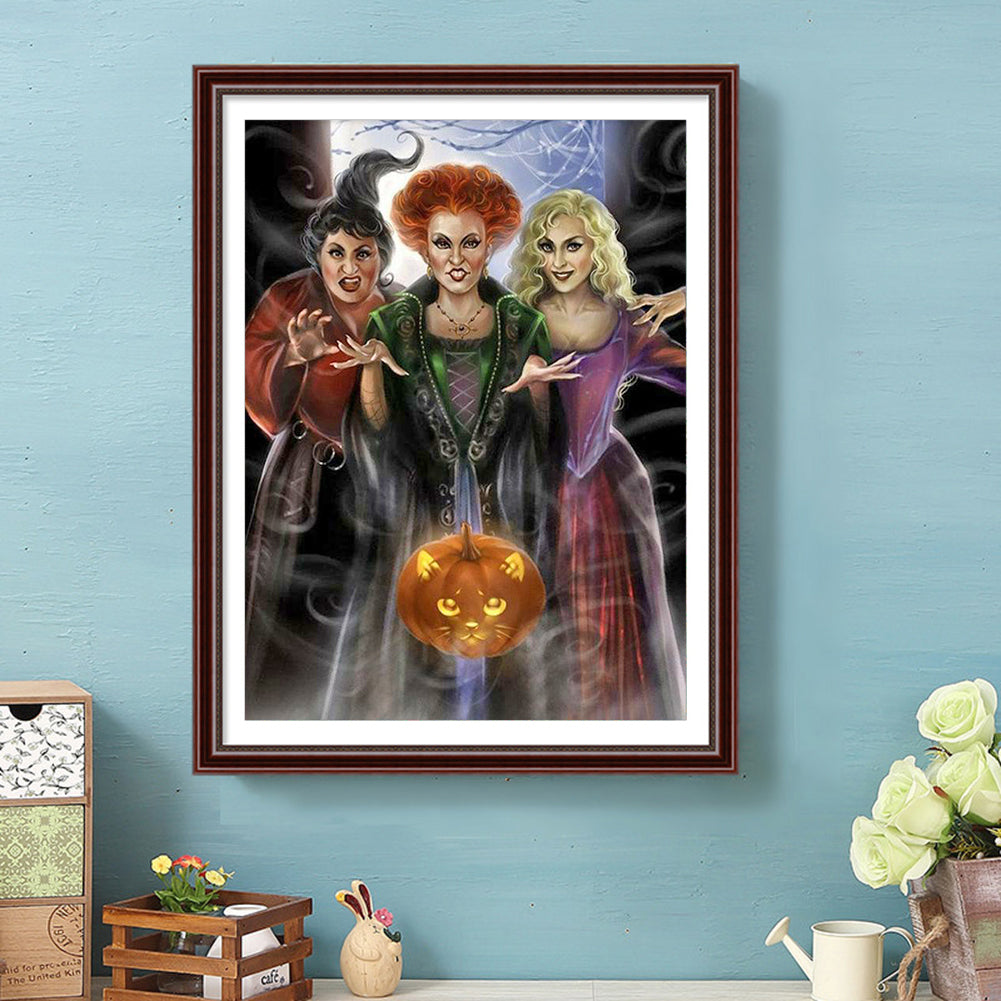 Halloween - Full Round Drill Diamond Painting 30*40CM