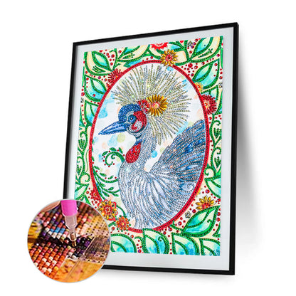 Ostrich - Special Shaped Drill Diamond Painting 30*40CM