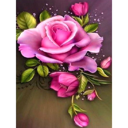 Plants Flower - Full Round Drill Diamond Painting 30*40CM