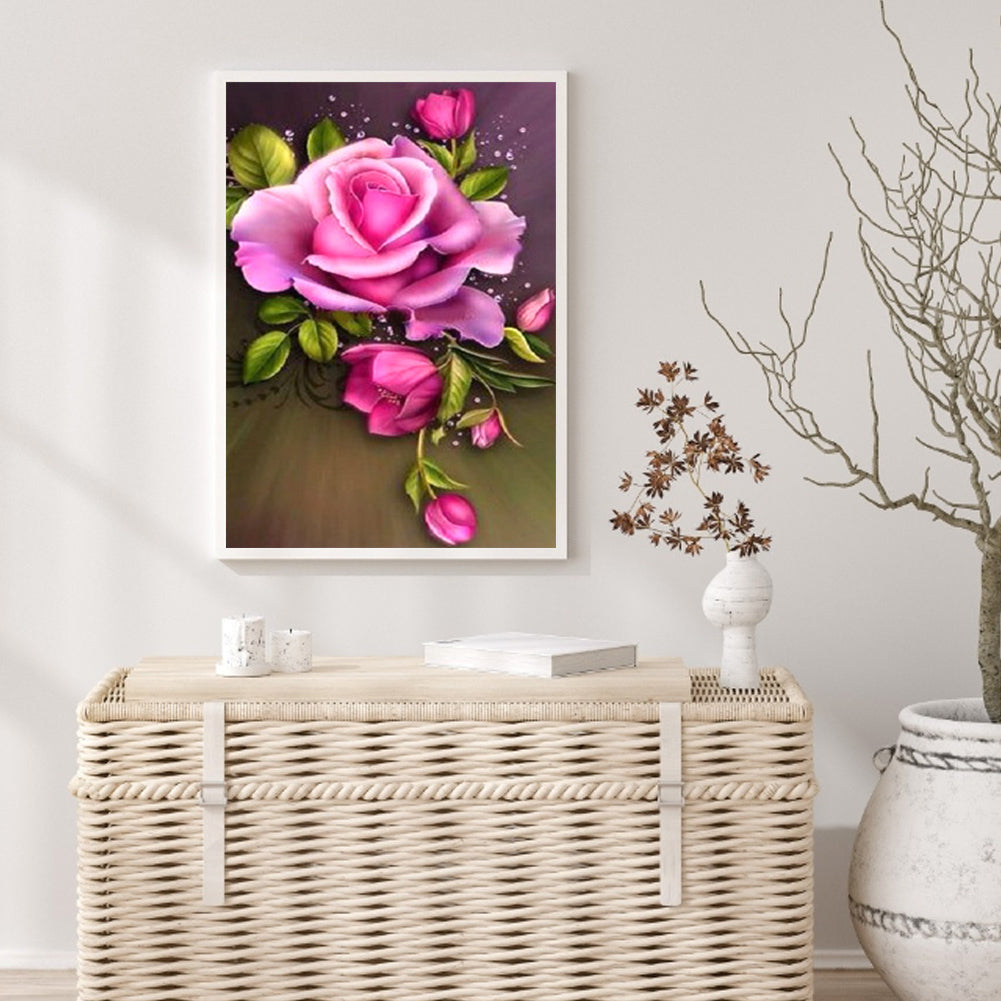 Plants Flower - Full Round Drill Diamond Painting 30*40CM