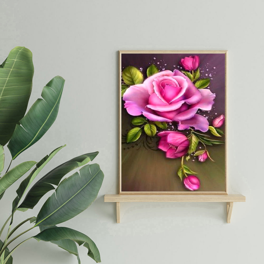 Plants Flower - Full Round Drill Diamond Painting 30*40CM