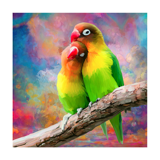 Parrot - Full Round Drill Diamond Painting 40*40CM