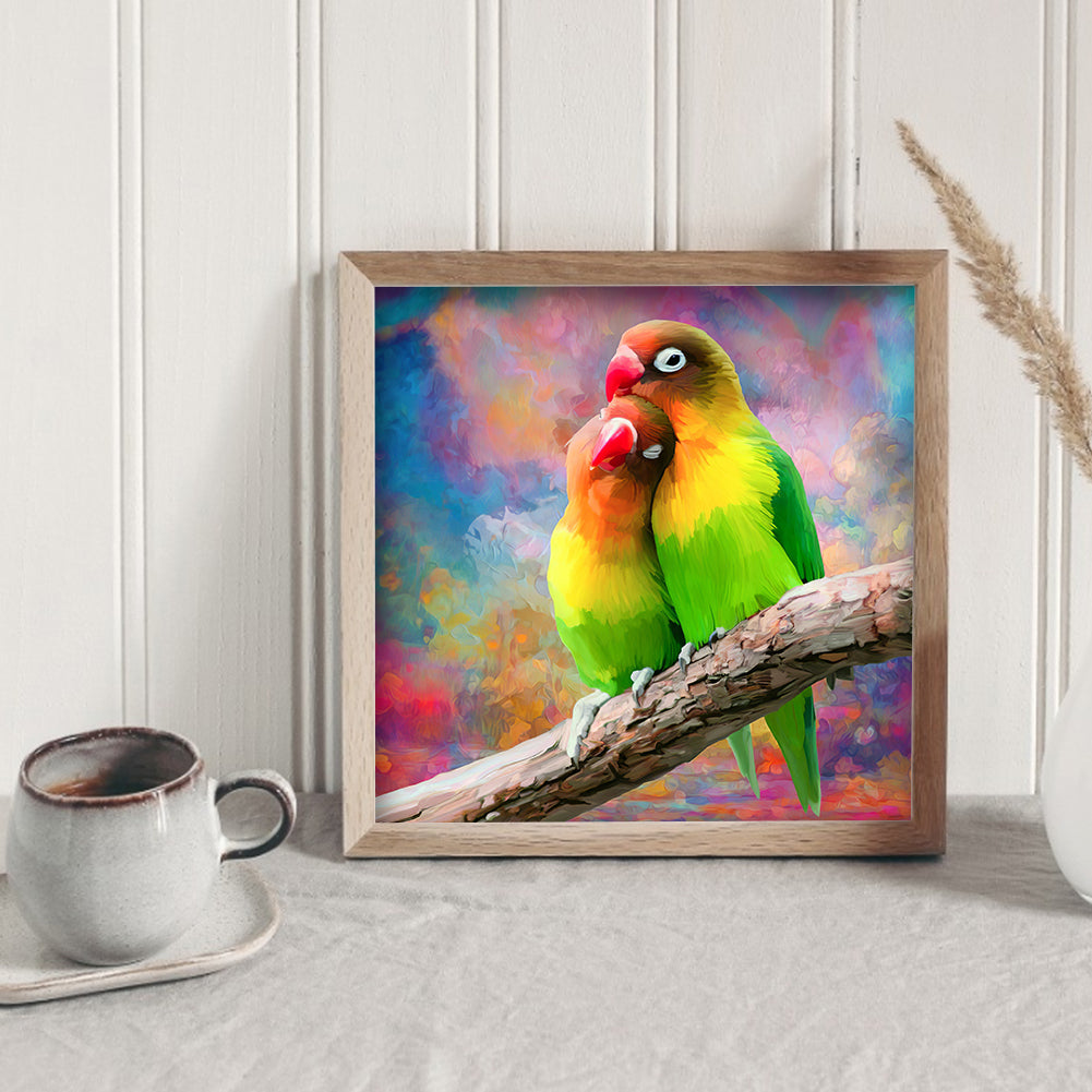 Parrot - Full Round Drill Diamond Painting 40*40CM