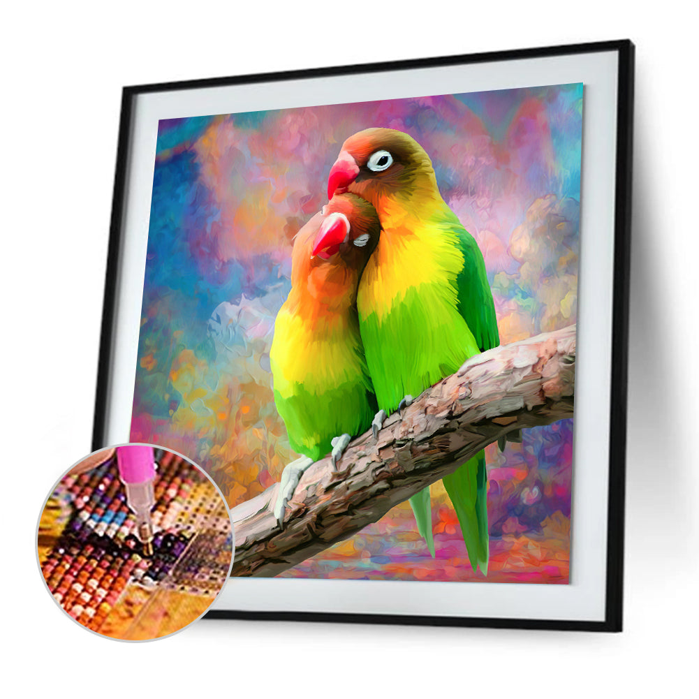 Parrot - Full Round Drill Diamond Painting 40*40CM