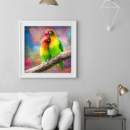 Parrot - Full Round Drill Diamond Painting 40*40CM