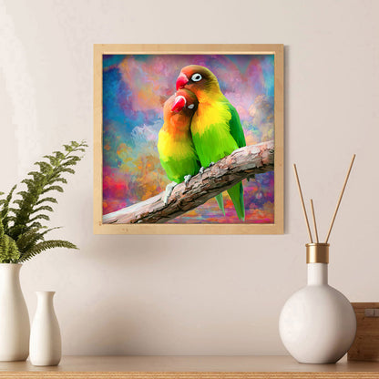 Parrot - Full Round Drill Diamond Painting 40*40CM