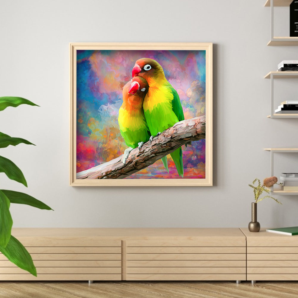 Parrot - Full Round Drill Diamond Painting 40*40CM