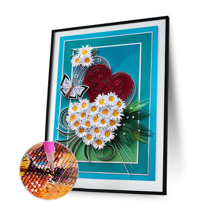 Paper Quilling - Full Round Drill Diamond Painting 30*40CM