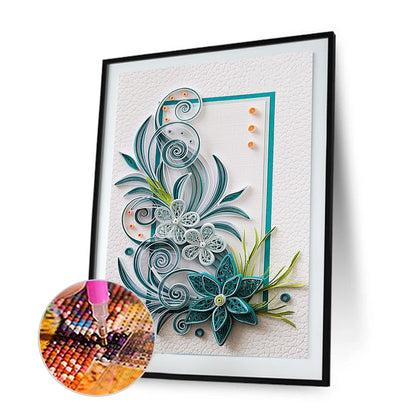 Paper Quilling - Full Round Drill Diamond Painting 30*40CM