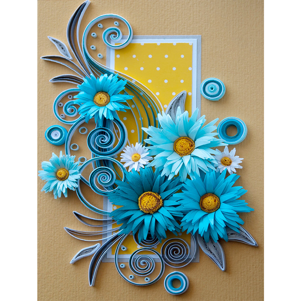 Paper Quilling - Full Round Drill Diamond Painting 30*40CM