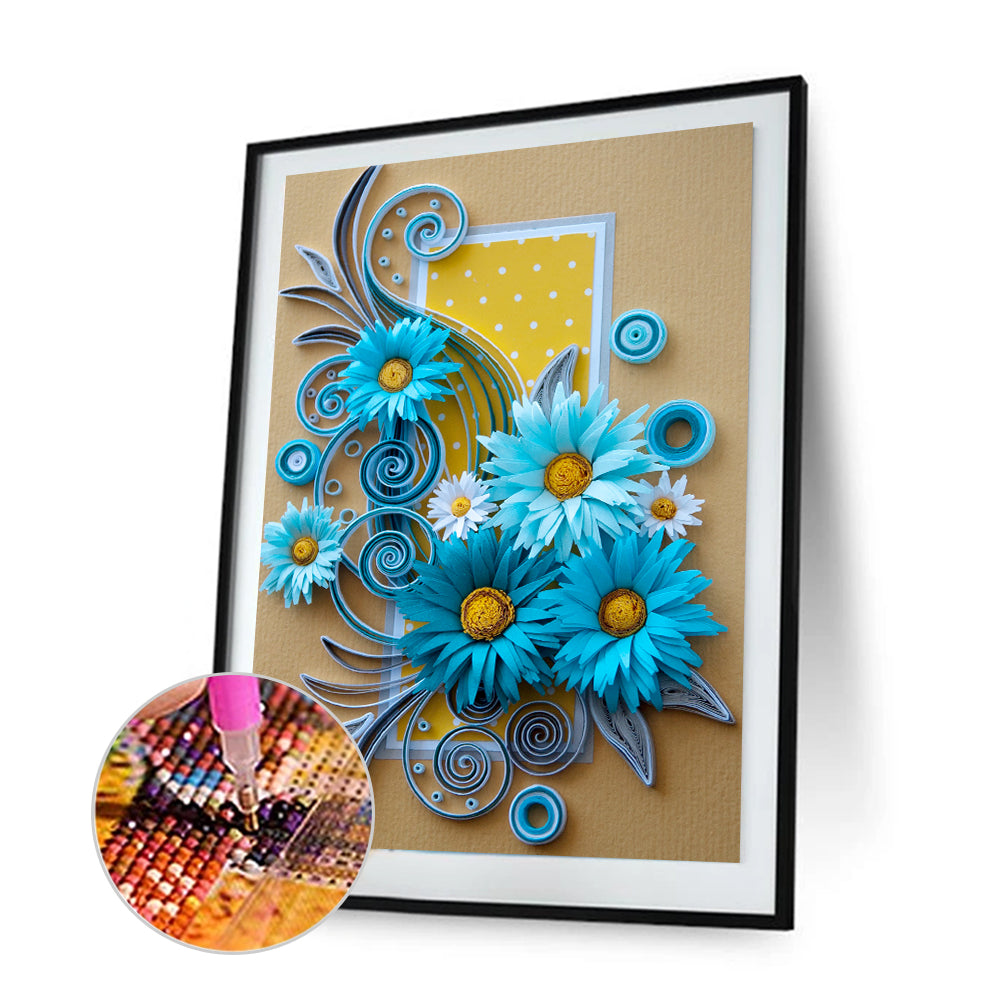 Paper Quilling - Full Round Drill Diamond Painting 30*40CM