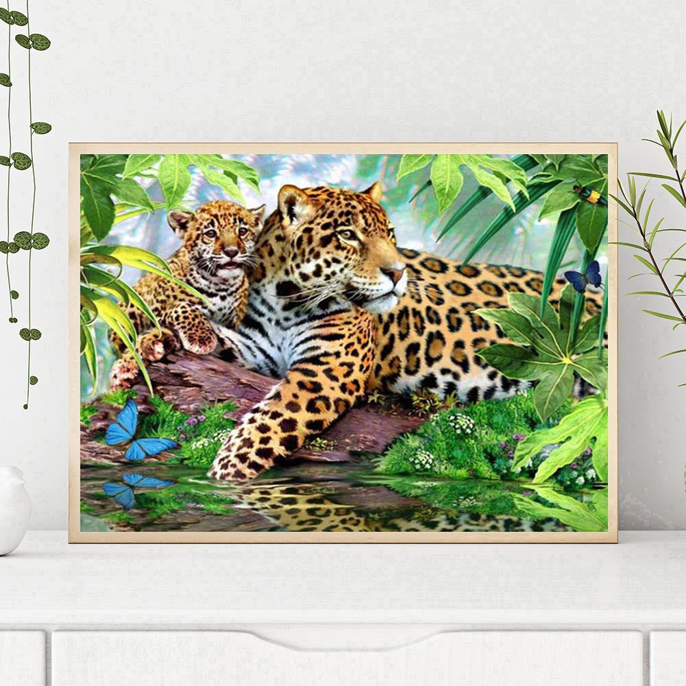 Tiger - Full Square Drill Diamond Painting 40*30CM