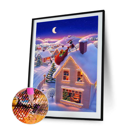 Santa Claus - Full Round Drill Diamond Painting 40*50CM