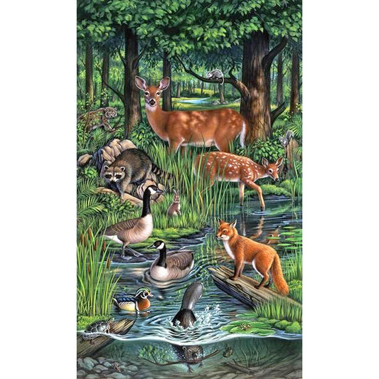 Animal - Full Round Drill Diamond Painting 45*75CM