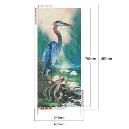 Exquisite Crane - Full Round Drill Diamond Painting 40*85CM