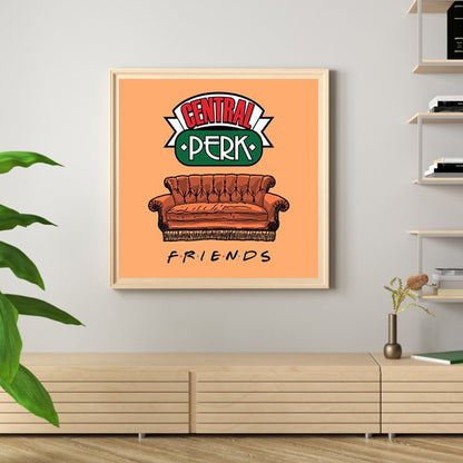 Sofa - Full Round Drill Diamond Painting 30*30CM